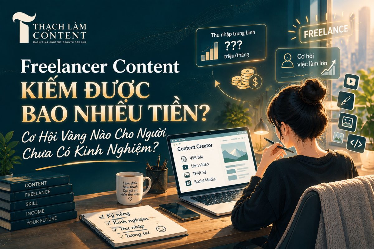 Freelancer Content Kiếm Được Bao Nhiêu Tiền? Cơ Hội Vàng Nào Cho Người Chưa Có Kinh Nghiệm?