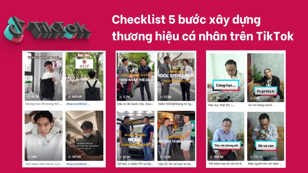Checklist 5 Bước Giúp Creator Xây Dựng Thương Hiệu Cá Nhân Trên TikTok 1 checklist-xay-thuong-hieu-ca-nhan-kenh-tiktok
