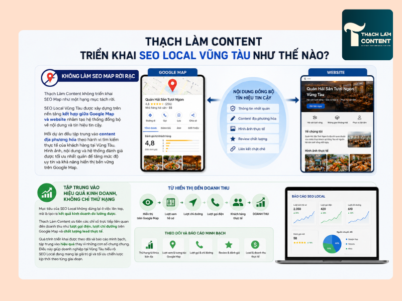 Dịch vụ seo local Thạch làm content