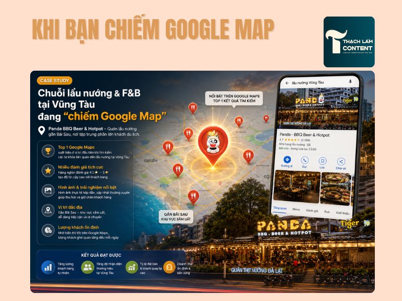 Khi bạn chiếm lĩnh google map