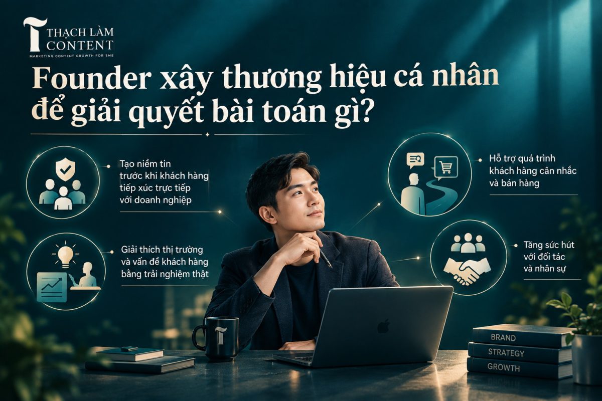 Founder Brand khác thương hiệu cá nhân thế nào? Founder xây thương hiệu cá nhân để làm gì?