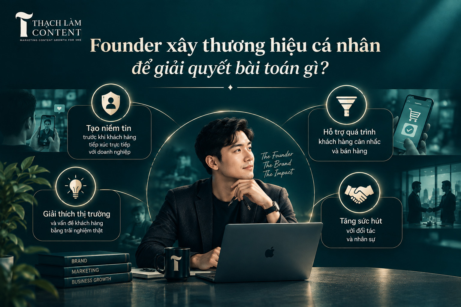 Founder xây thương hiệu cá nhân để giải quyết bài toán gì?