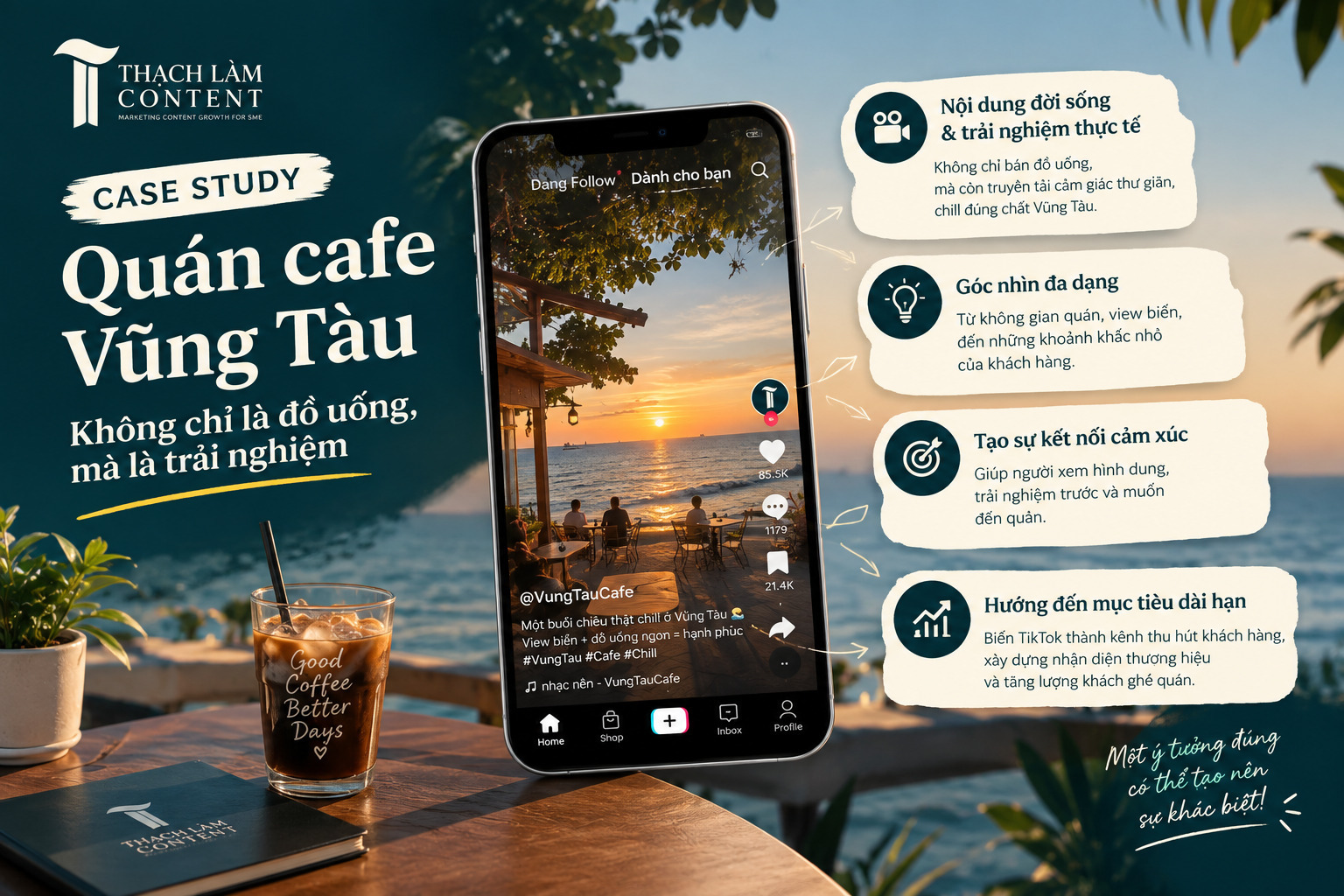 Case UMI+ Coffee: Khi không gian trở thành một phần của Concept TikTok