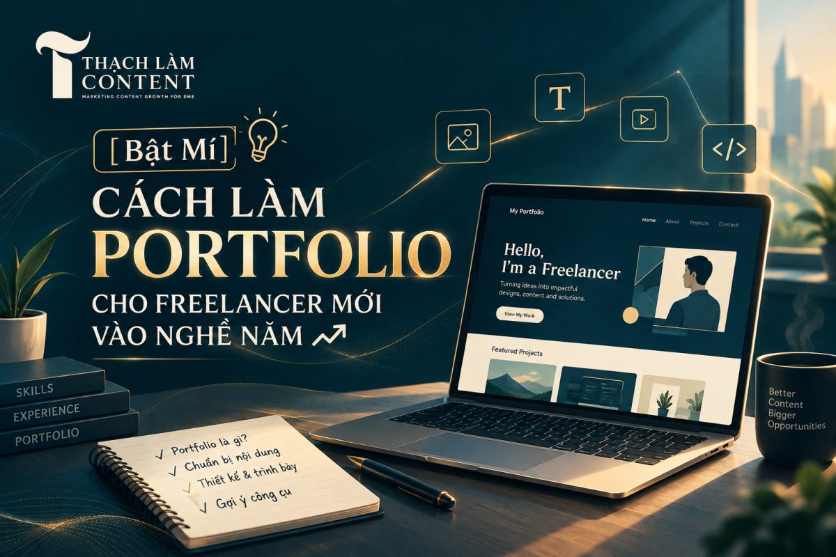 [Bật Mí] Cách Làm Portfolio Cho Freelancer Mới Vào Nghề
