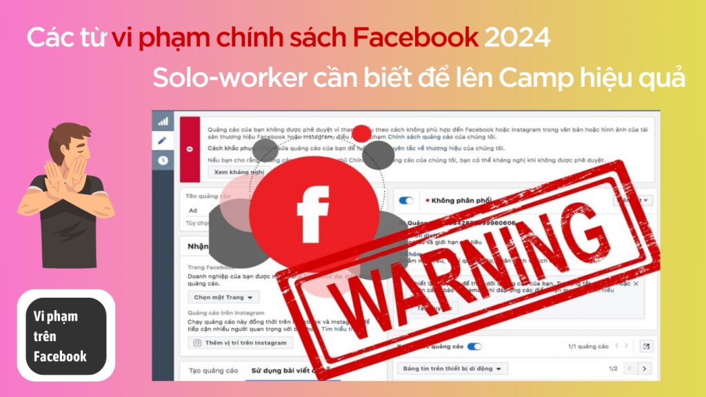 Các từ vi phạm chính sách Facebook