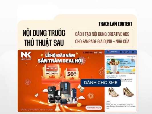 cach tao noi dung quang cao sang tao facebook nganh gia dung