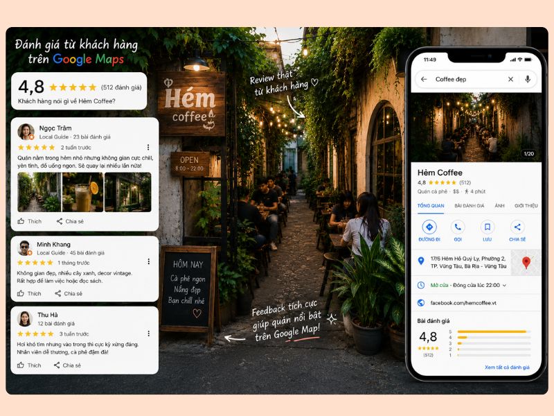 Review từ khách hàng tới trước có phải lợi thế?