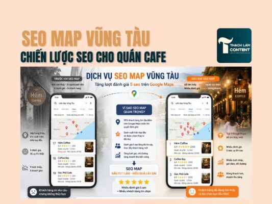 SEO map Vũng Tàu - Chiến lược SEO quán cafe