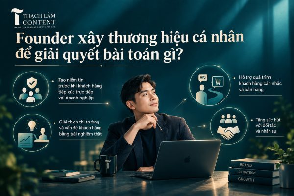 Founder Brand khác thương hiệu cá nhân thế nào? Founder xây thương hiệu cá nhân để làm gì?